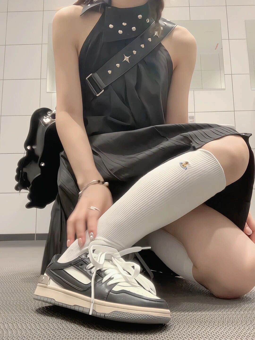 拼接 踢踏舞鞋色 性感  - VALI鞋履AI设计主图