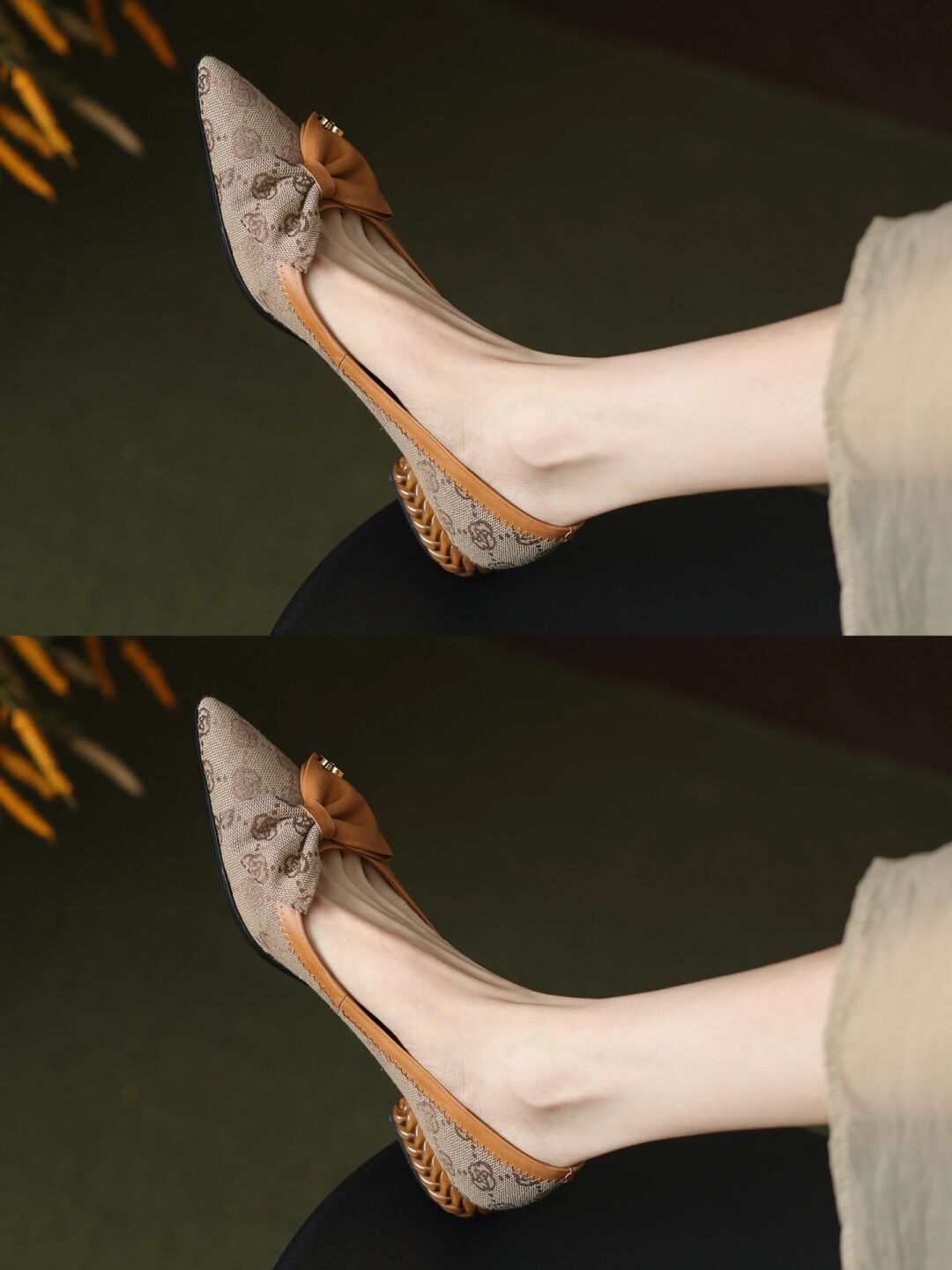 尖头 低帮 一脚蹬  - VALI鞋履AI设计主图