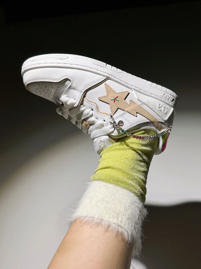 中帮 系带 皮革 