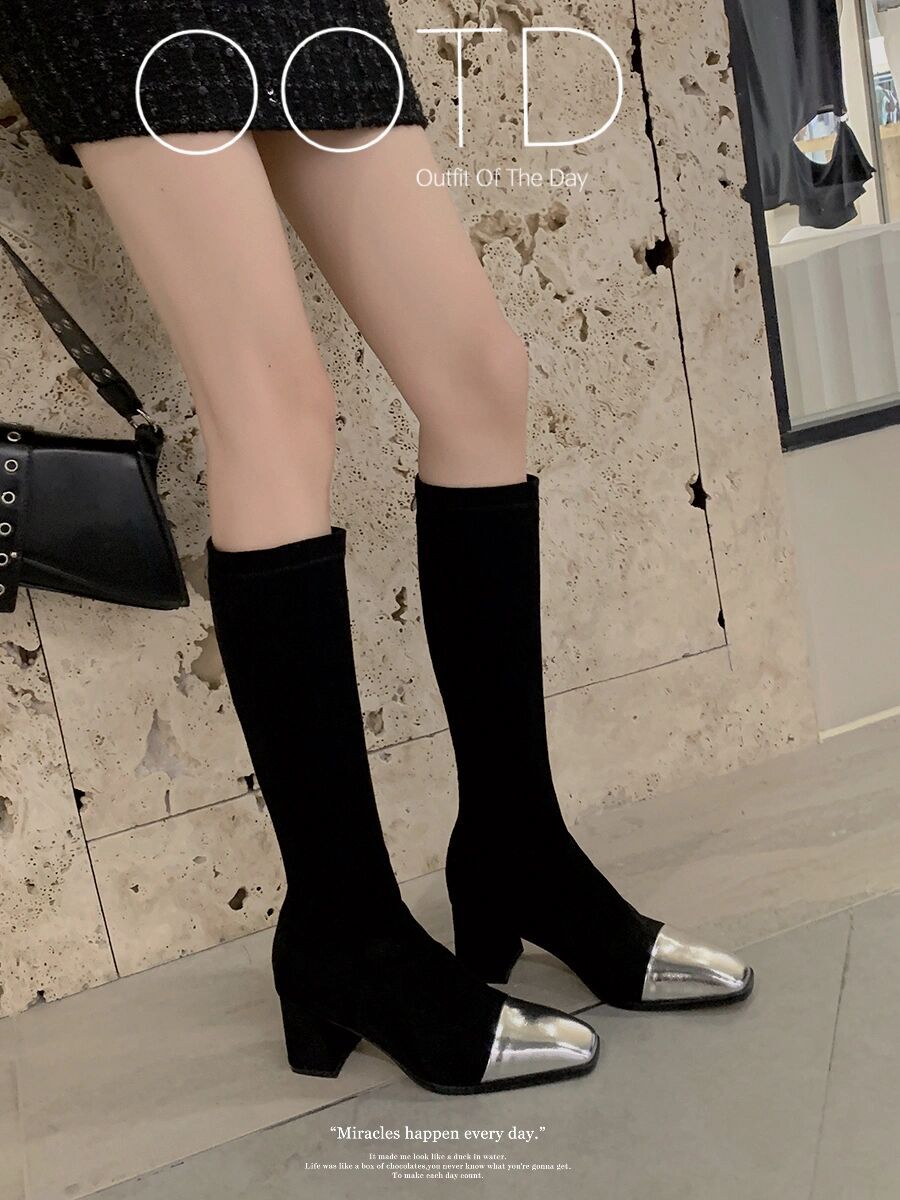 中跟 粗跟 方头  - VALI鞋履AI设计主图