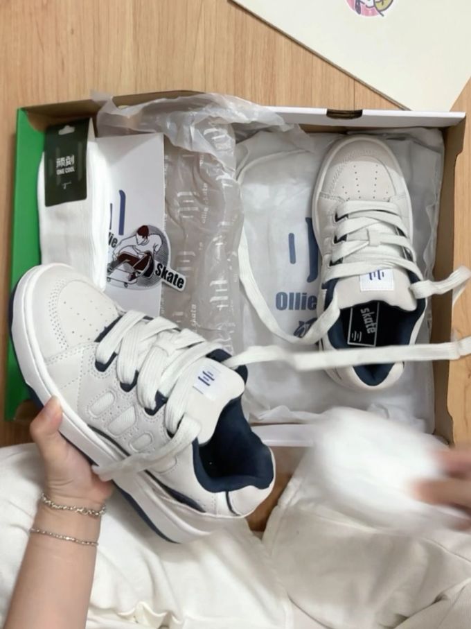 低帮 魔术贴 皮革 