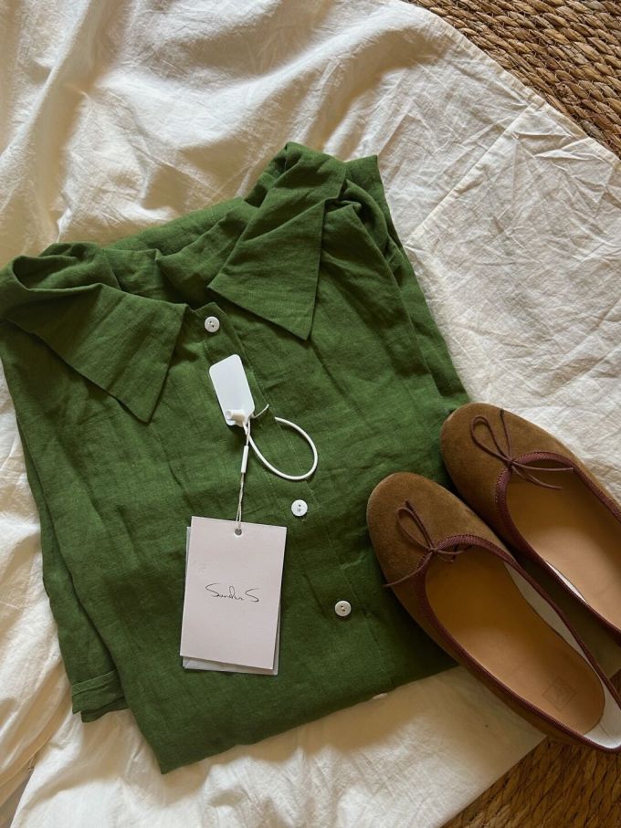 棉麻 打结-扭结 仙人球绿 基础扣饰 