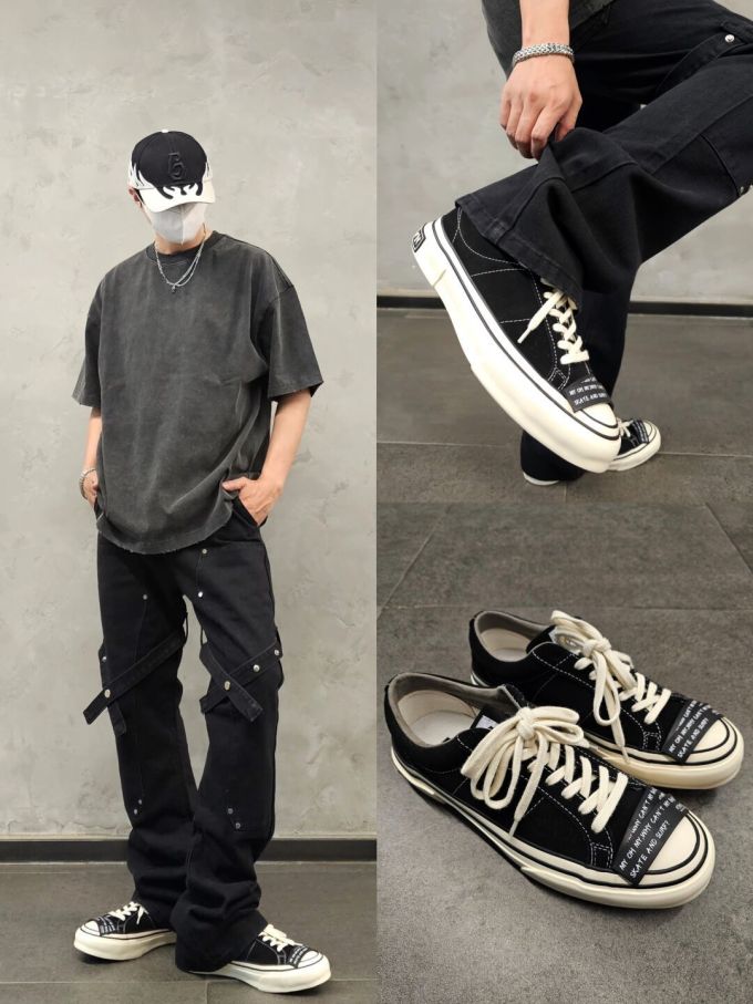 牛仔面料 文字图案 印花 踢踏舞鞋色 