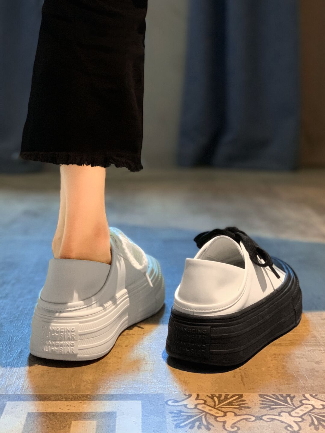 低帮 魔术贴 皮革  - VALI鞋履AI设计主图