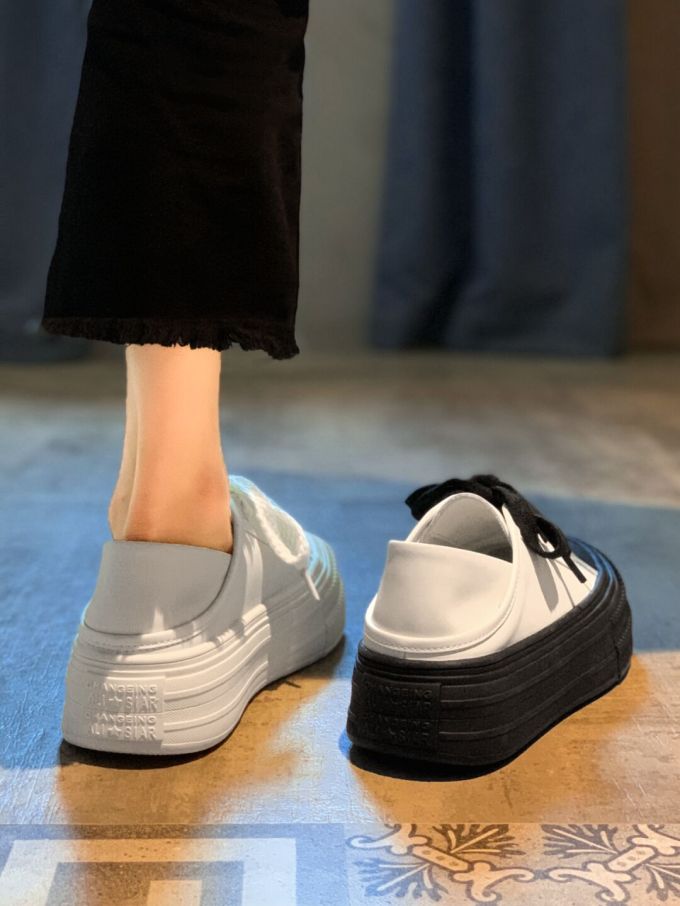 低帮 魔术贴 皮革 