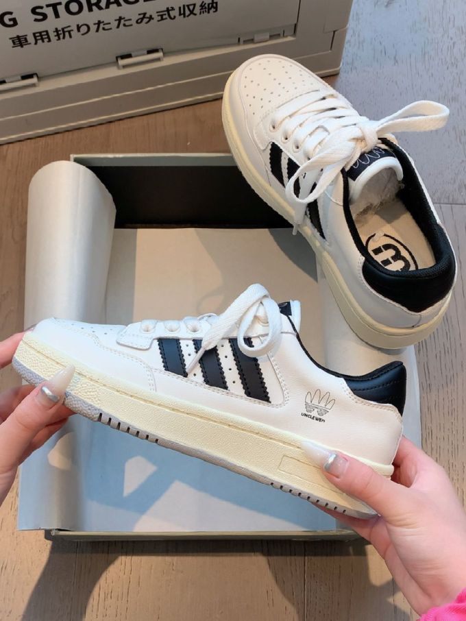 低帮 松紧带 皮革 