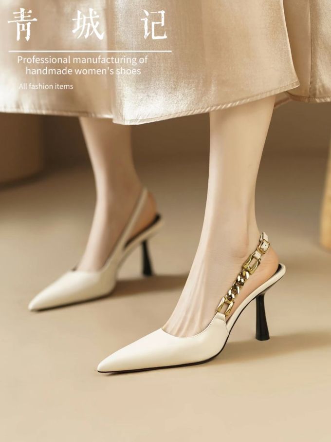 无帮 袢扣 皮革 