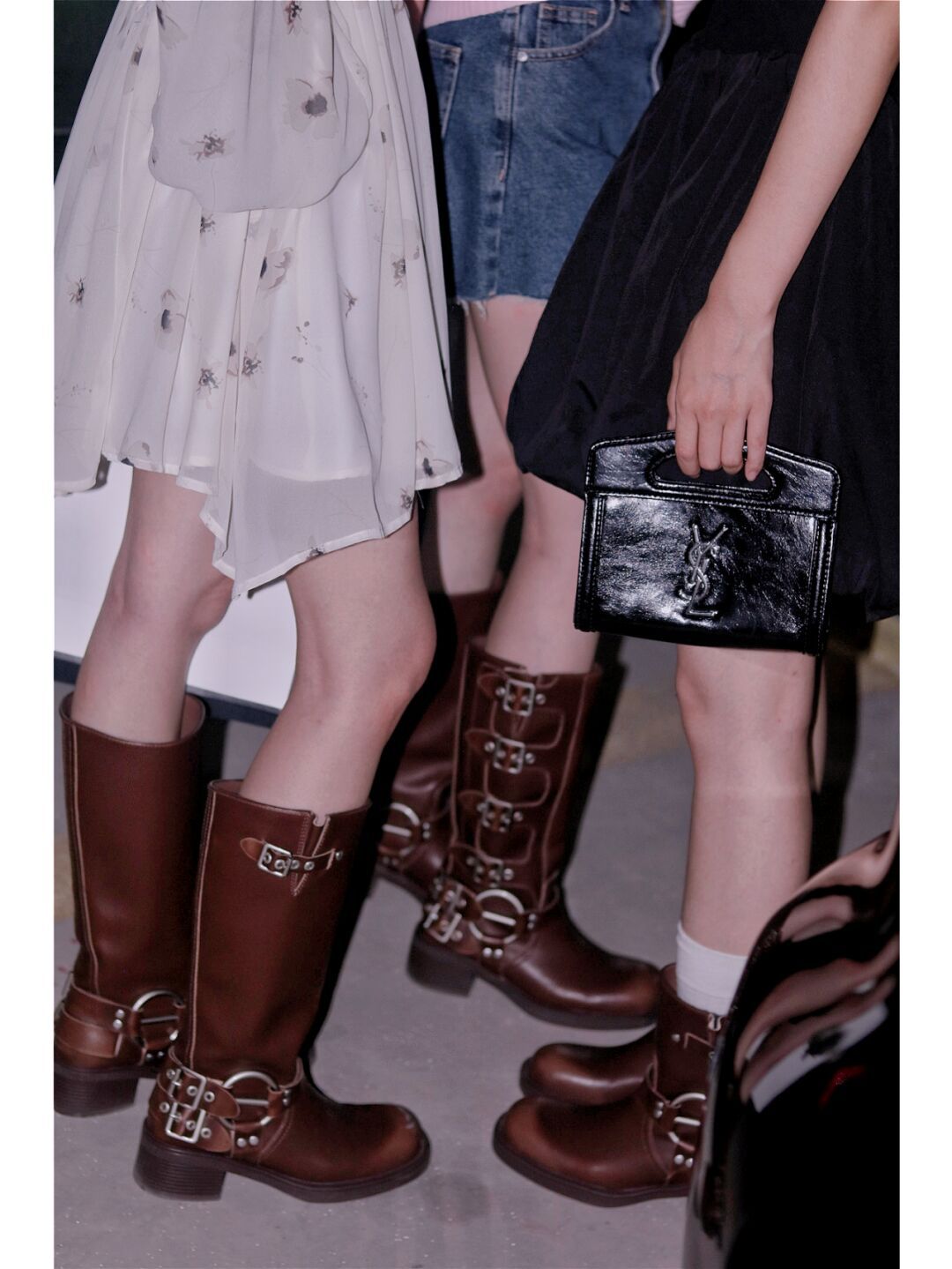 雪纺 A型 植物/花卉 印花 淡雾紫色 淡兰花紫色  - VALI鞋履AI设计主图