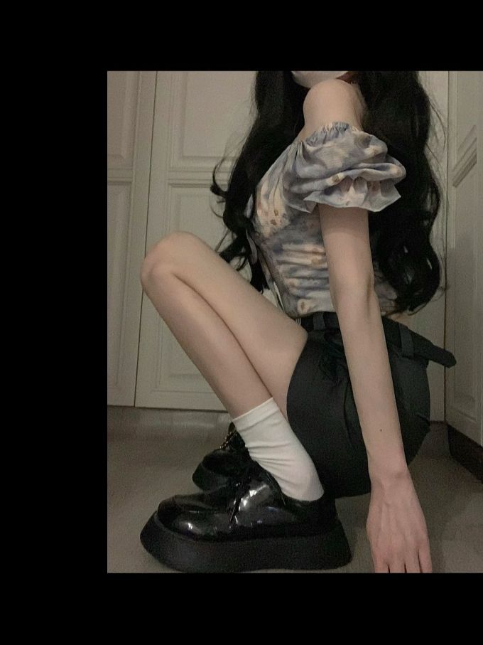 棉麻 晕染 抽褶 印染 灰棕色 