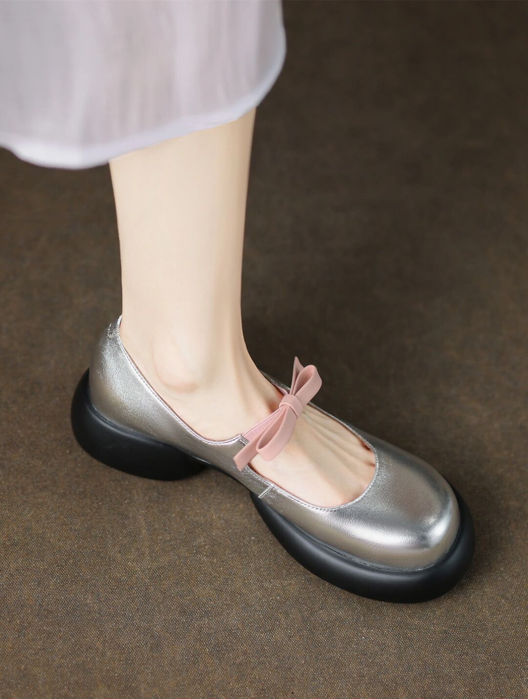 圆头 中口鞋 皮革  - VALI鞋履AI设计主图