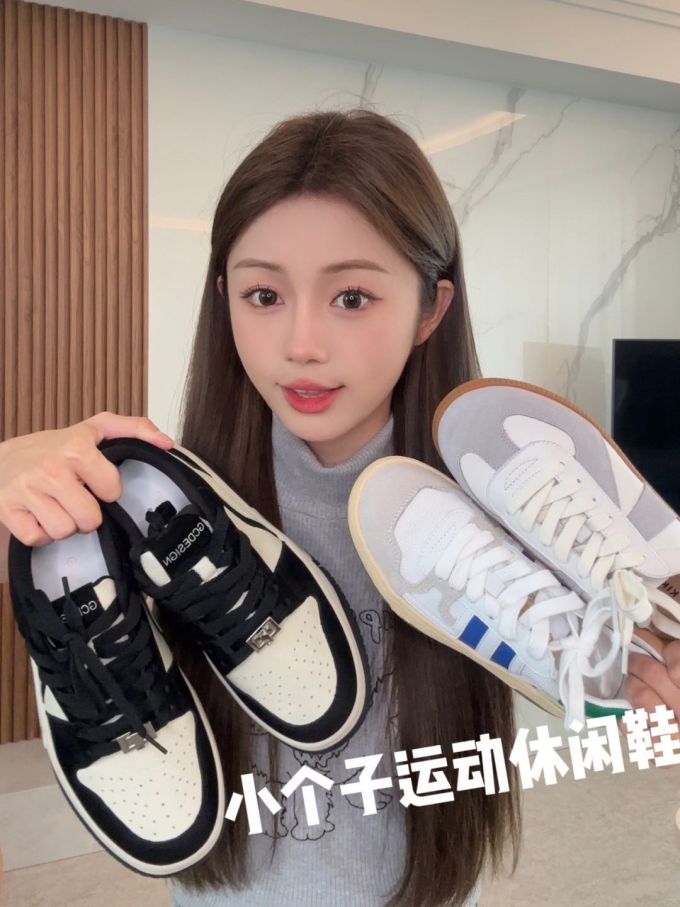 低帮 系带 皮革 