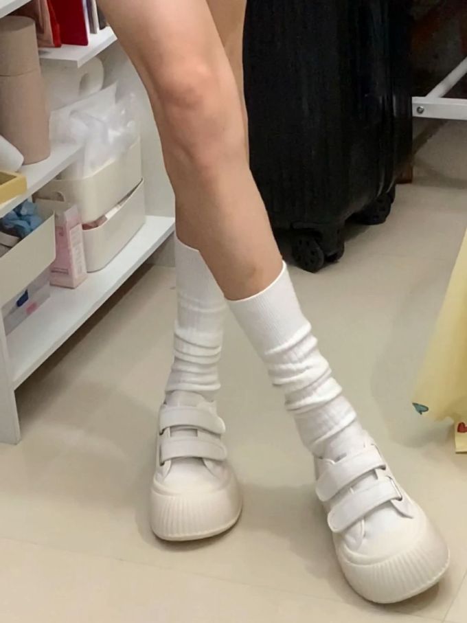 低帮 魔术贴 皮革 