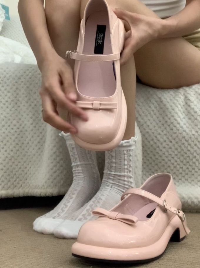 袢扣 中口鞋 皮革 