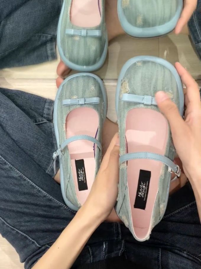 异形头-分趾 松紧带 中口鞋 皮革 