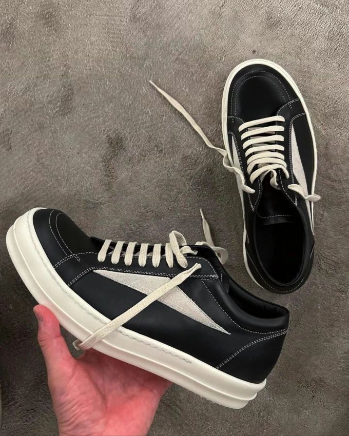 低帮 系带 皮革 