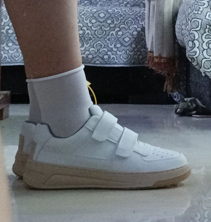 低帮 魔术贴 皮革 