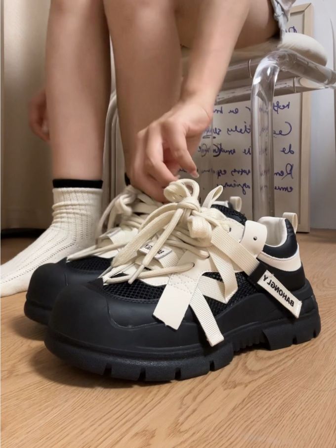低帮 系带 