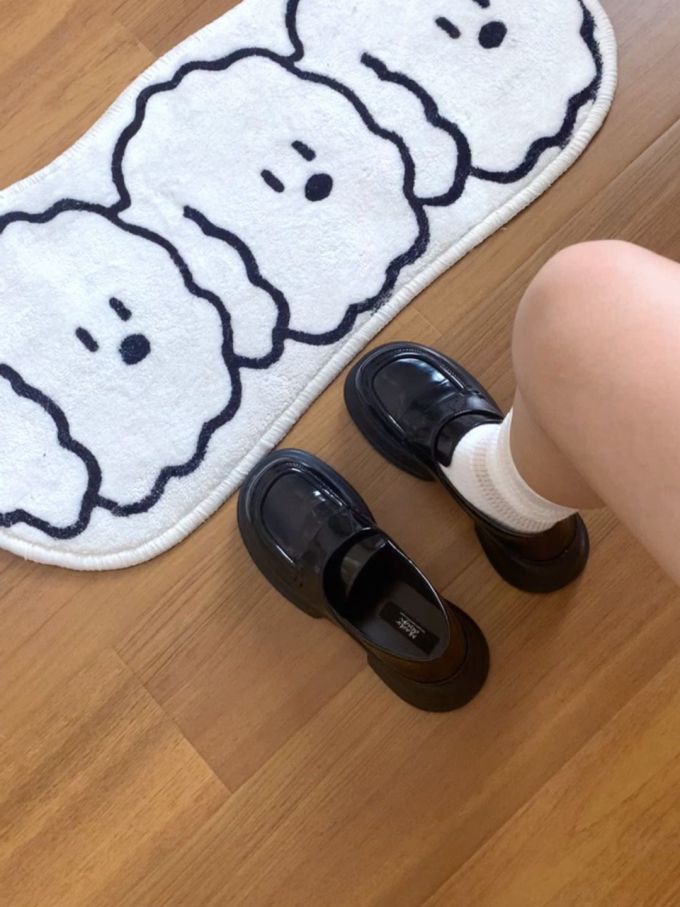 圆头 低帮 深口鞋 皮革 