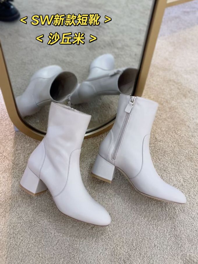 高跟 粗跟 皮革 