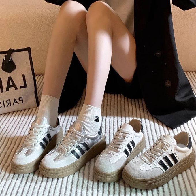 低帮 系带 皮革 