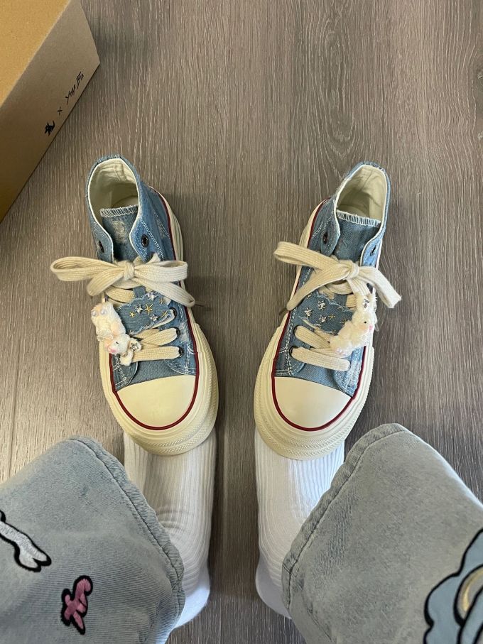 高帮 系带 