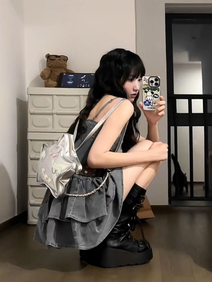 A型 层叠 踢踏舞鞋色 深暗灰 