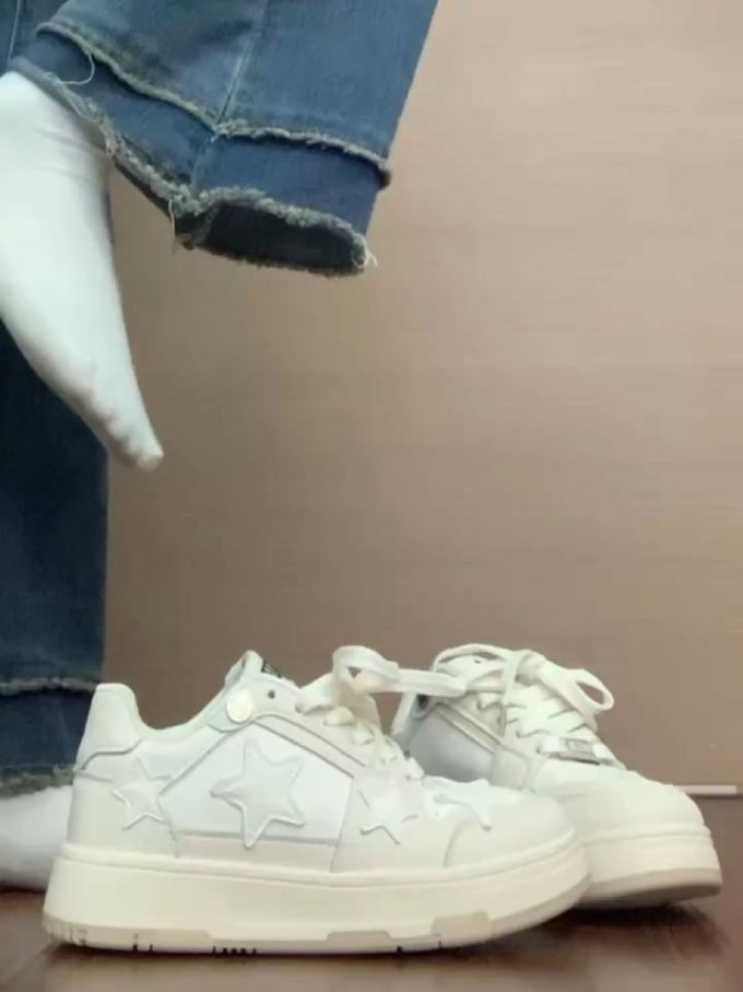 低帮 系带 皮革 