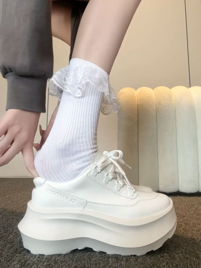 低帮 系带 皮革 