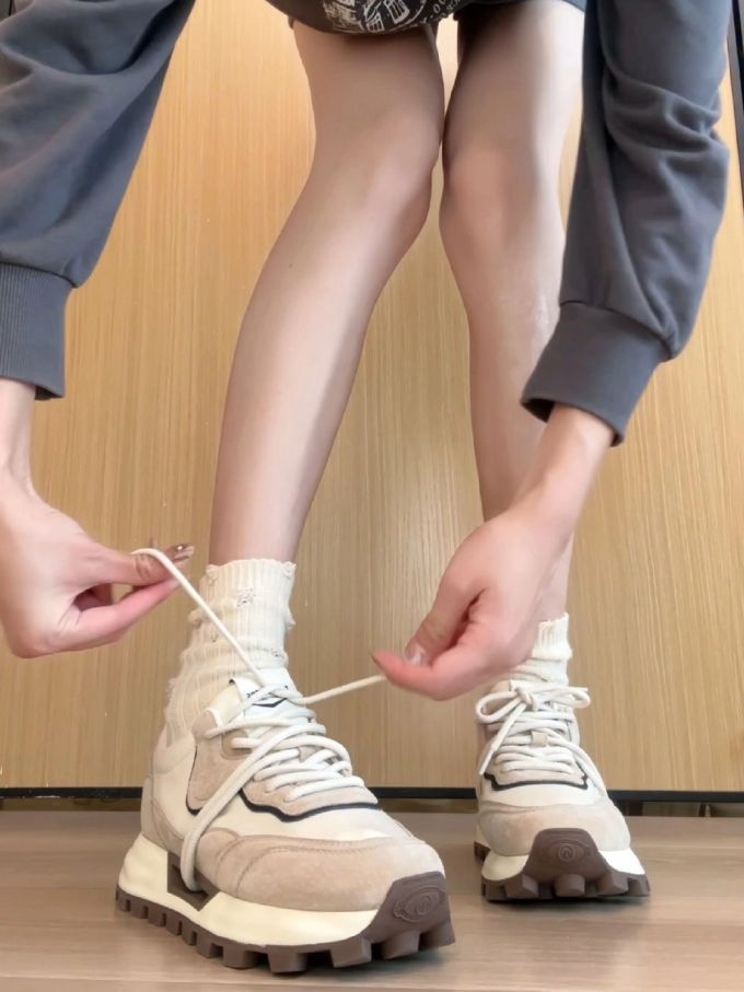低帮 系带 皮革 