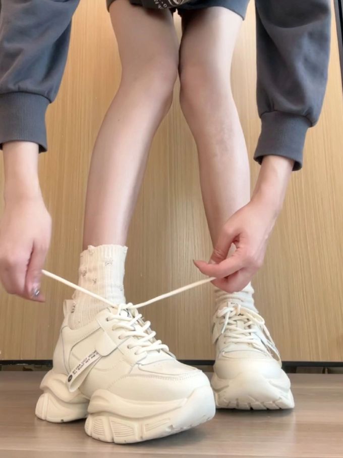 低帮 系带 皮革 