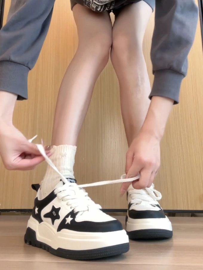 低帮 系带 皮革