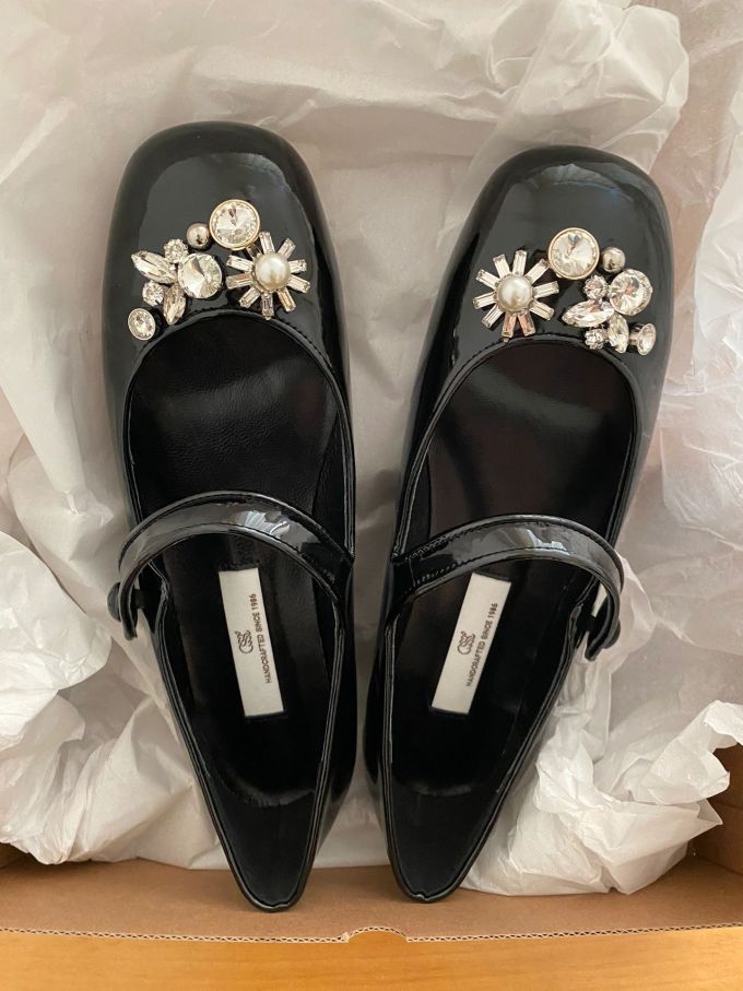圆头 袢扣 中口鞋 皮革 