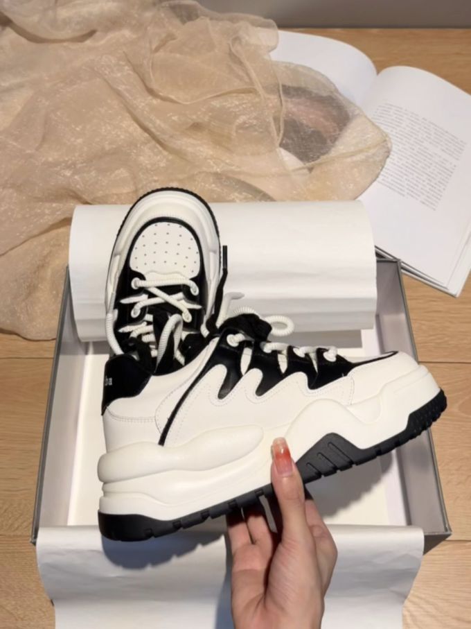 低帮 系带 皮革 