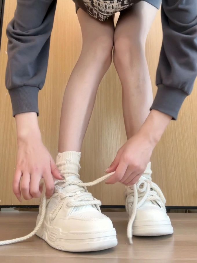 低帮 系带 皮革 