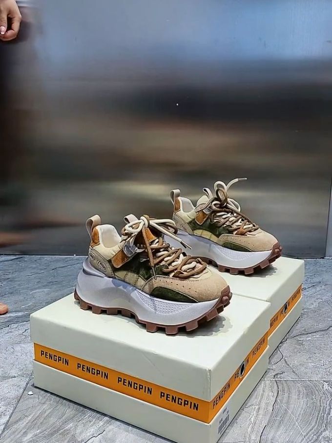 低帮 系带 皮革 