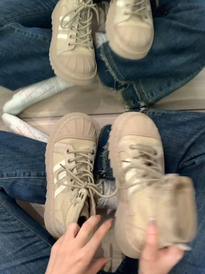 高帮 系带 皮革 