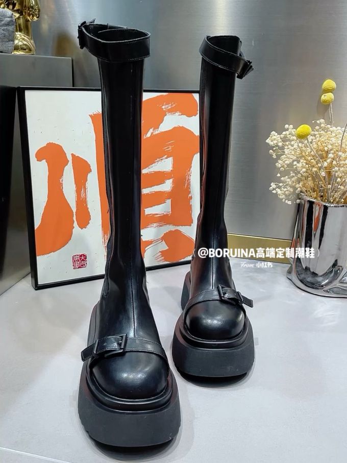 圆头 皮革 