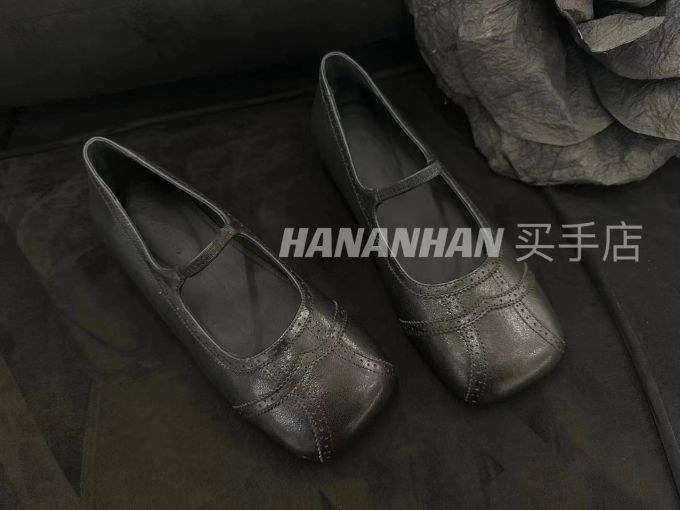 异形头-分趾 袢扣 中口鞋 皮革 