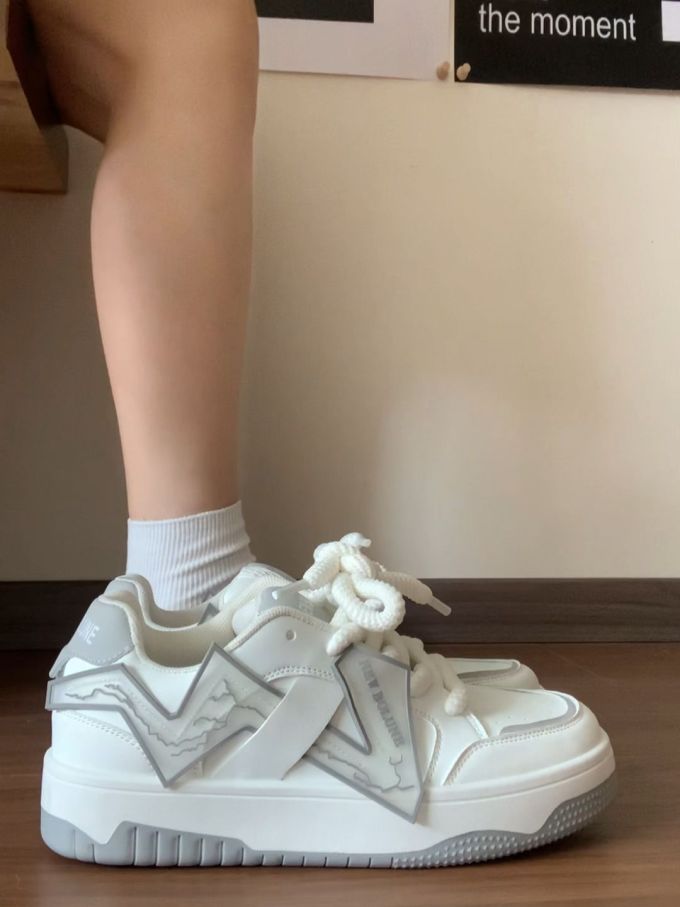 低帮 系带 魔术贴 皮革 
