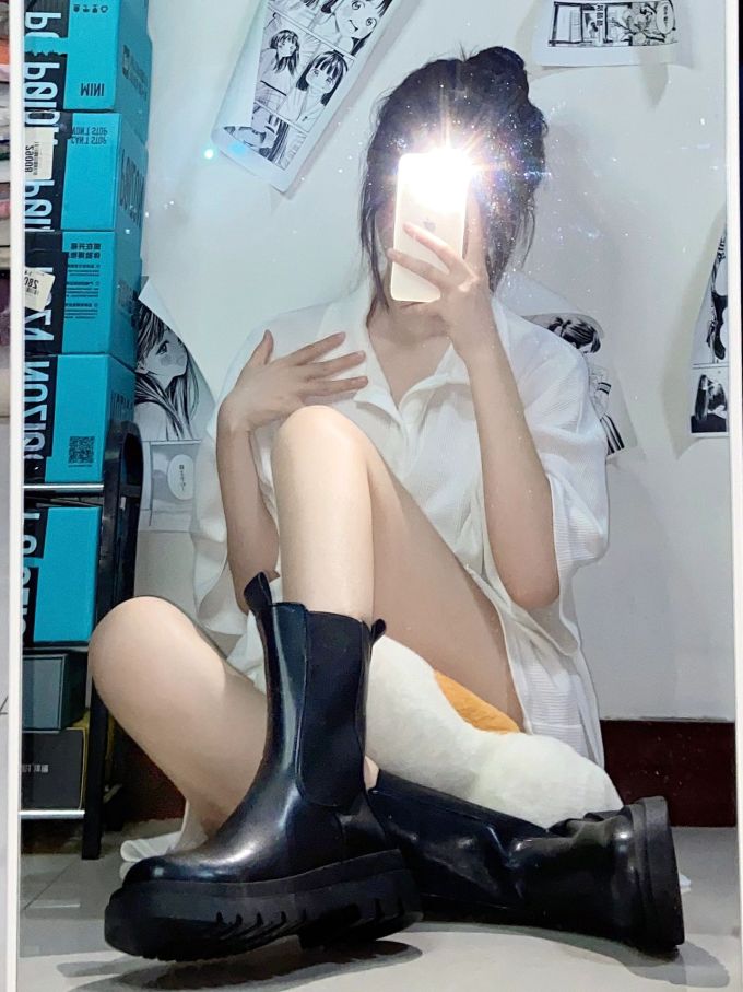 圆头 松紧带 皮革 
