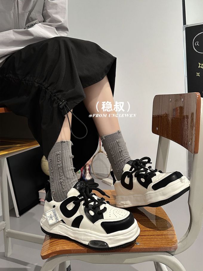 低帮 系带 皮革 