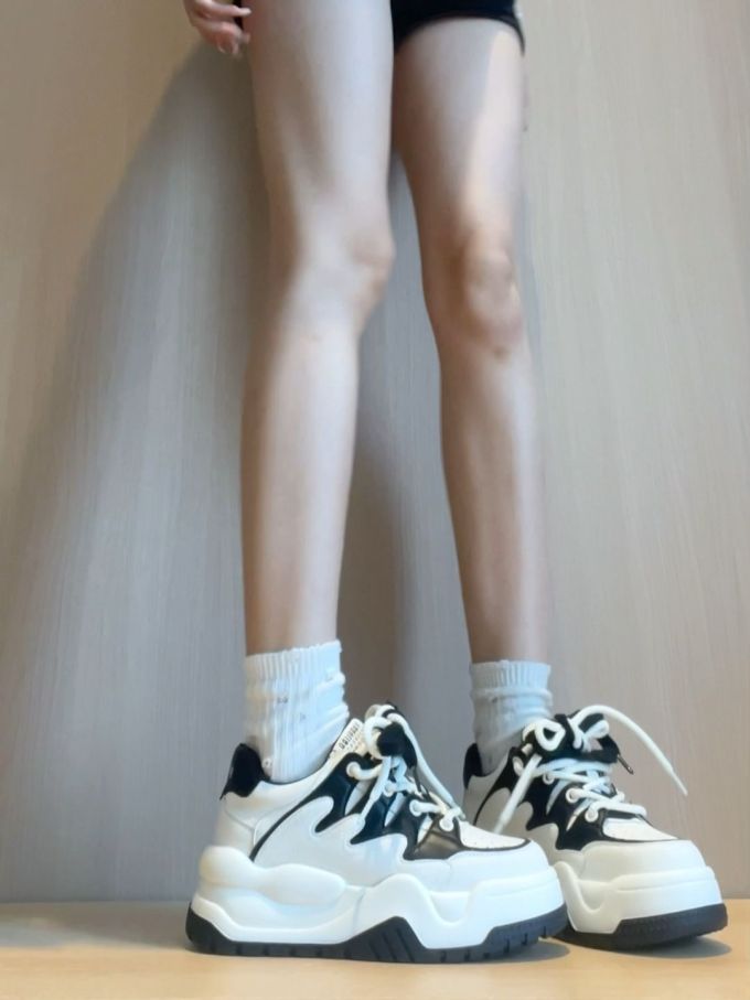 低帮 系带 皮革 