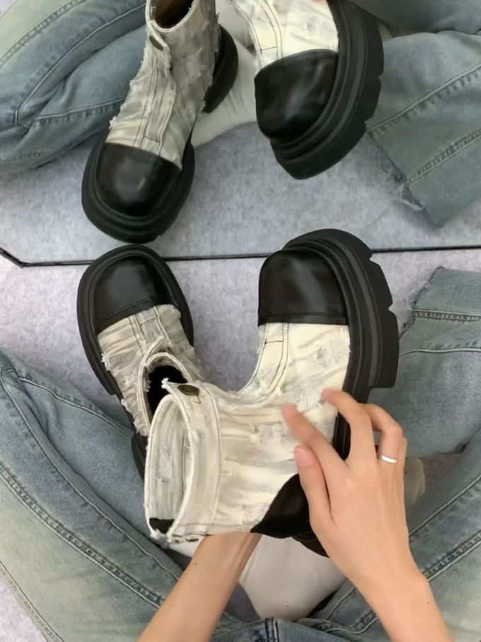 圆头 皮革 