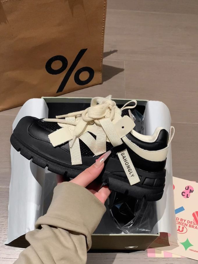 低帮 系带 皮革 