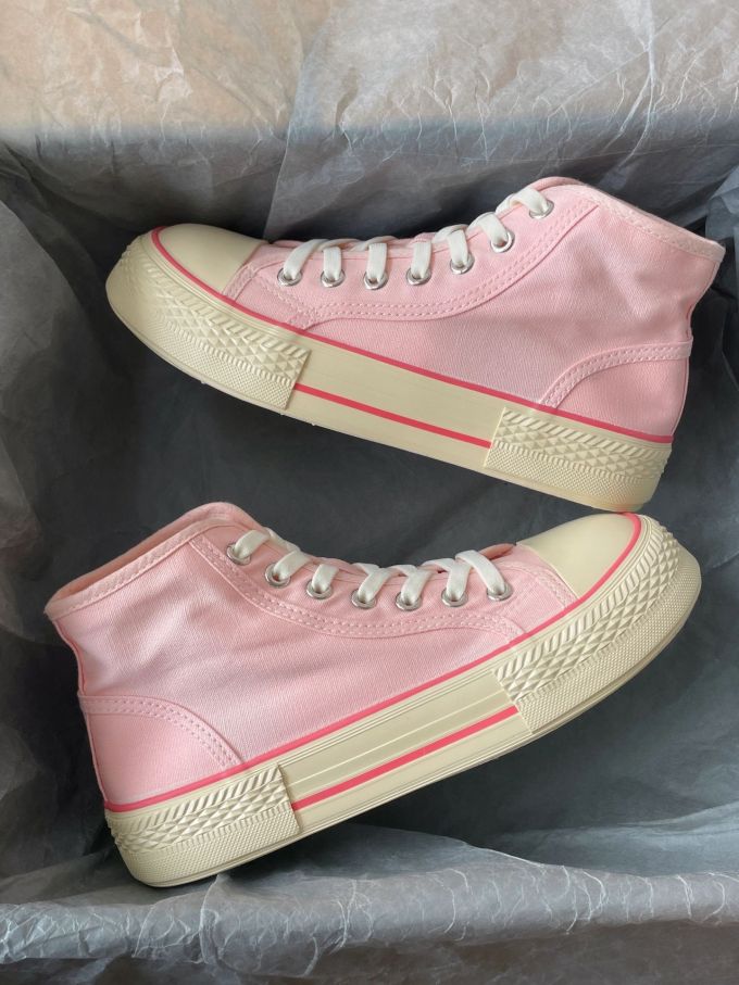 高帮 系带 