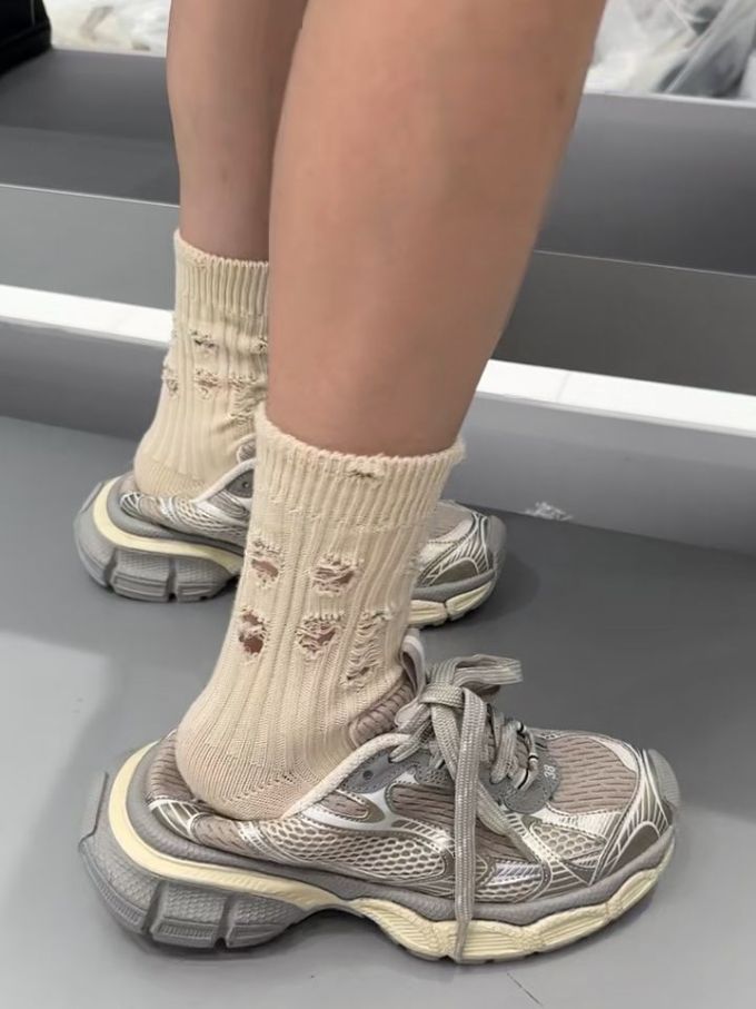 低帮 系带 网面 