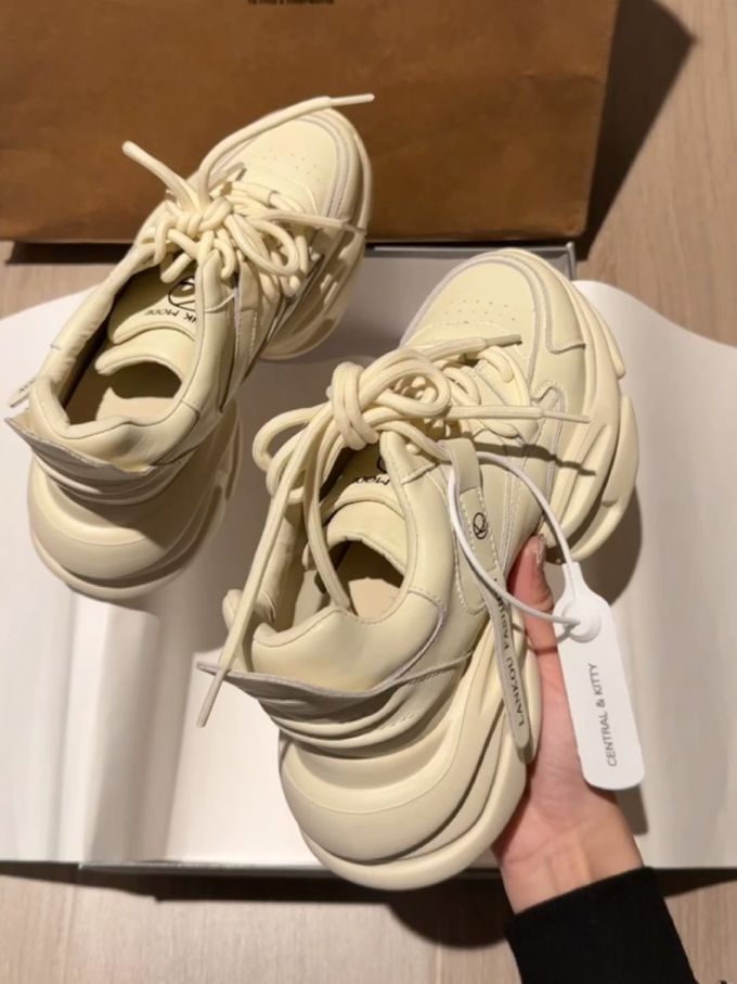 低帮 系带 皮革 