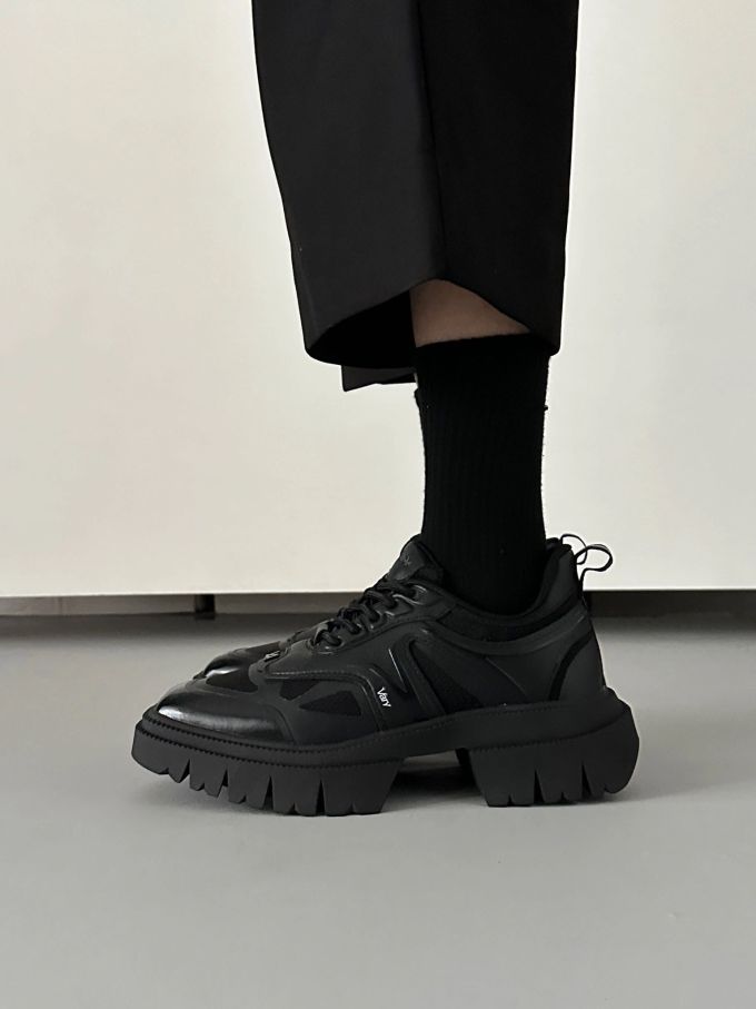 低帮 系带 皮革 