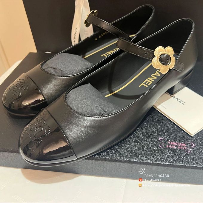 圆头 袢扣 中口鞋 皮革 
