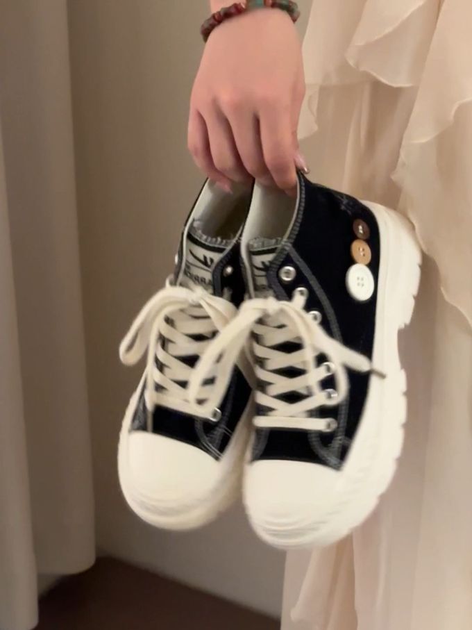 高帮 系带 